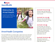 Tablet Screenshot of amerihealth.com